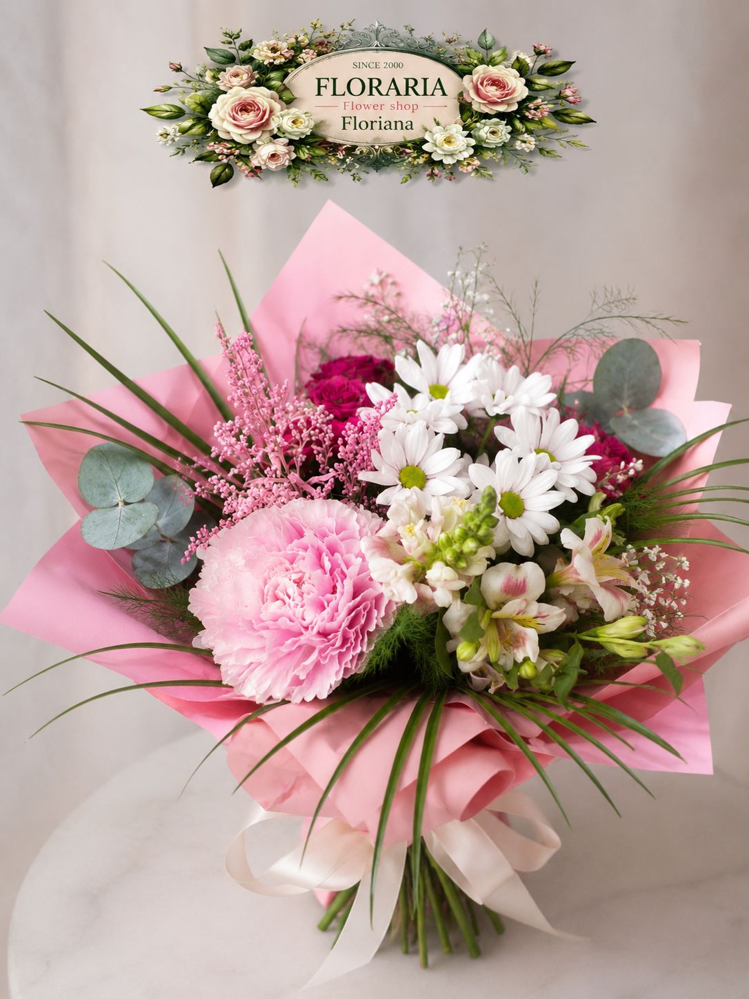 Buchet roz elegant